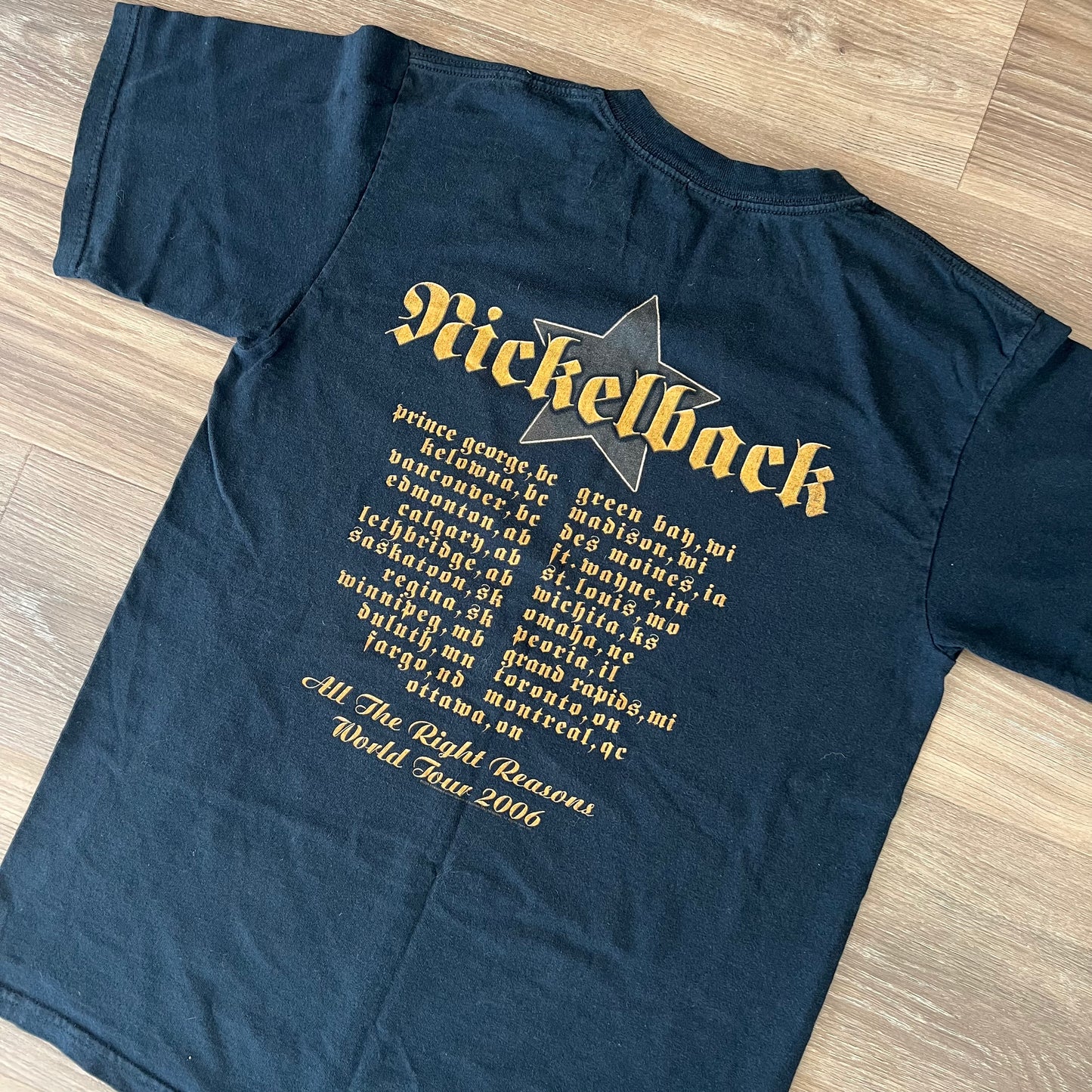 NICKLEBACK ALL THE RIGHT REASONS 2006 TOUR T-SHIRT MEDIUM