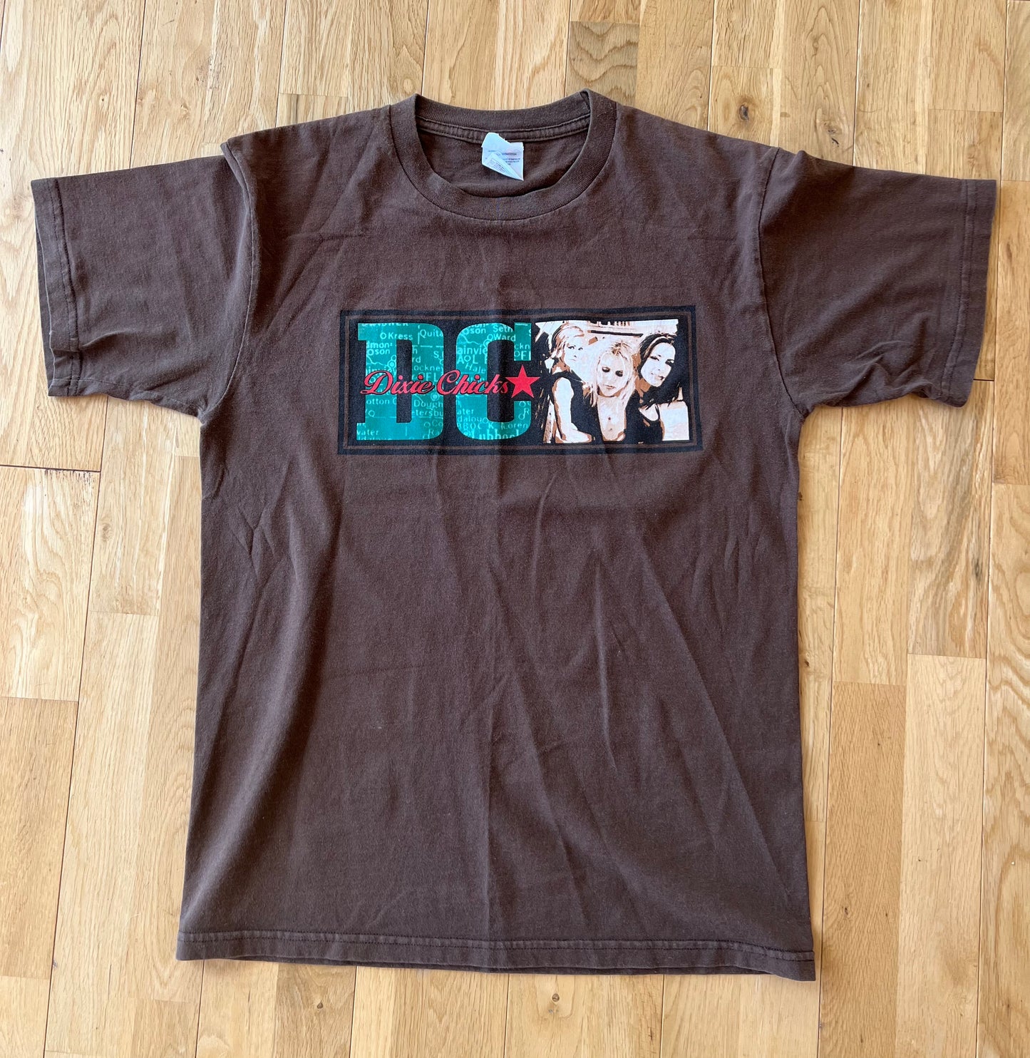 VINTAGE DIXIE CHICKS TOP OF THE WORLD 2003 TOUR T-SHIRT