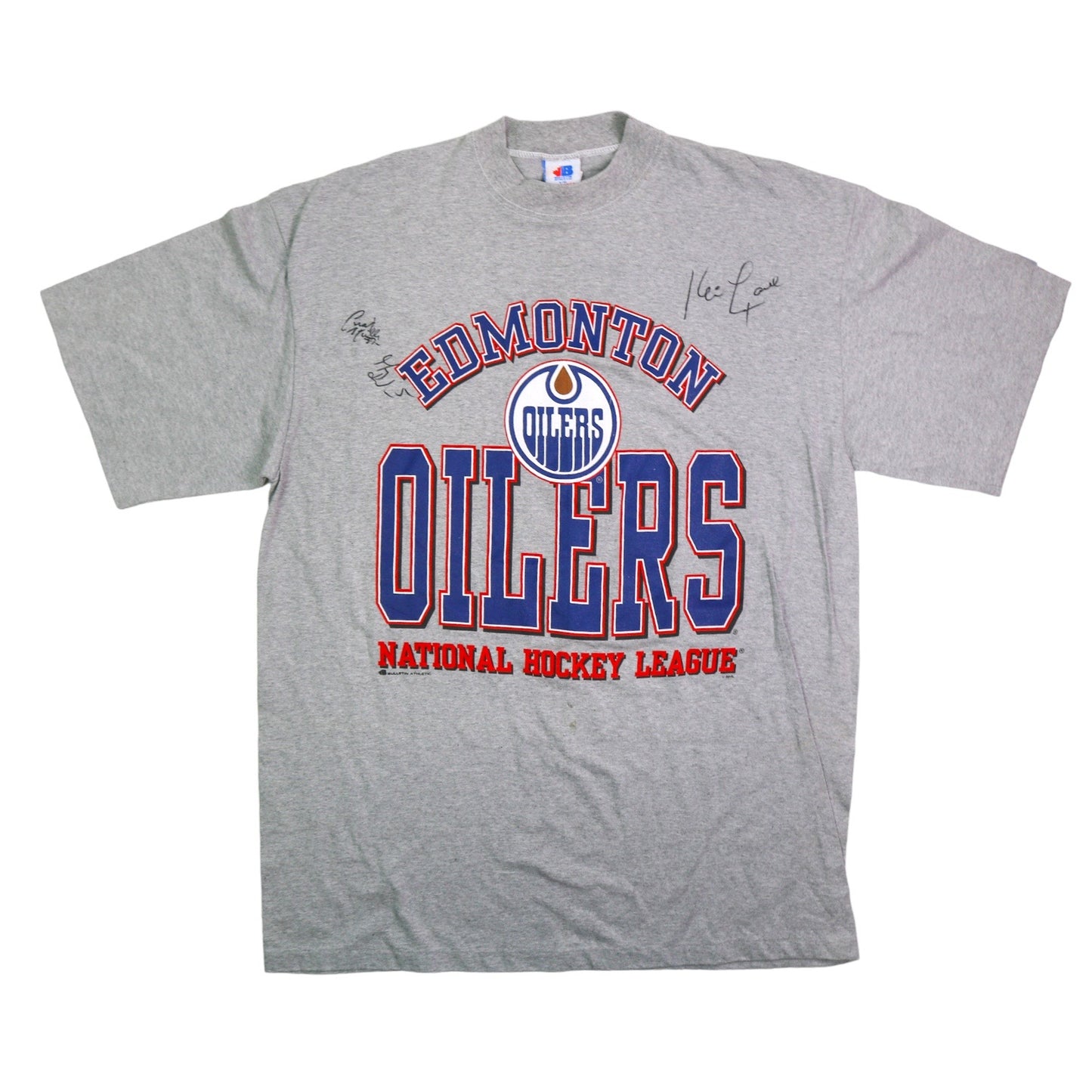 EDMONTON OILERS SIGNED T-SHIRT