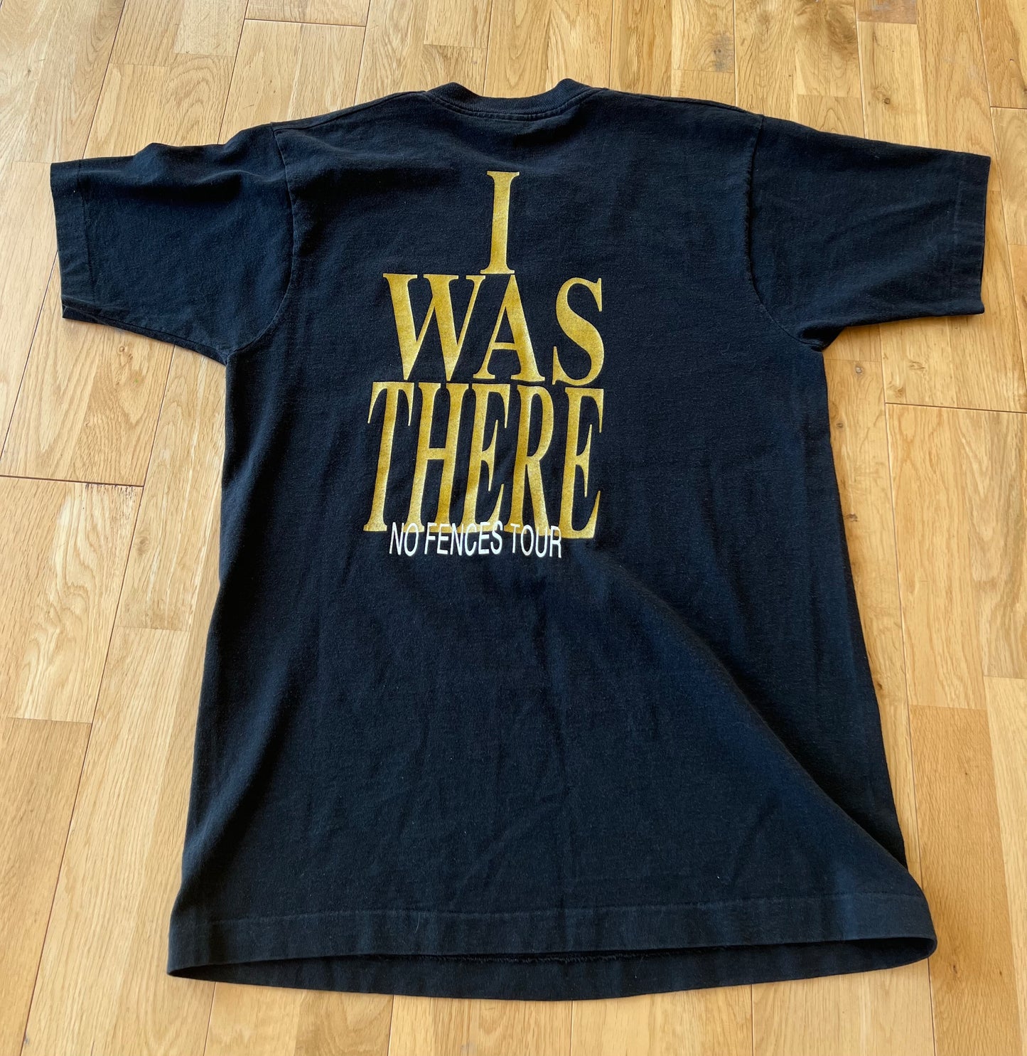 VINTAGE GARTH BROOKS 1991 NO FENCES TOUR T-SHIRT SINGLE STITCH LARGE