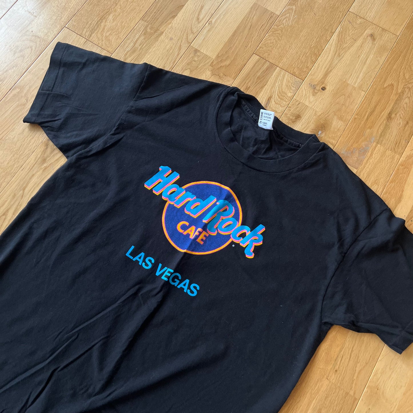 HARD ROCK CAFE LAS VEGAS T-SHIRT SINGLE STITCH XL