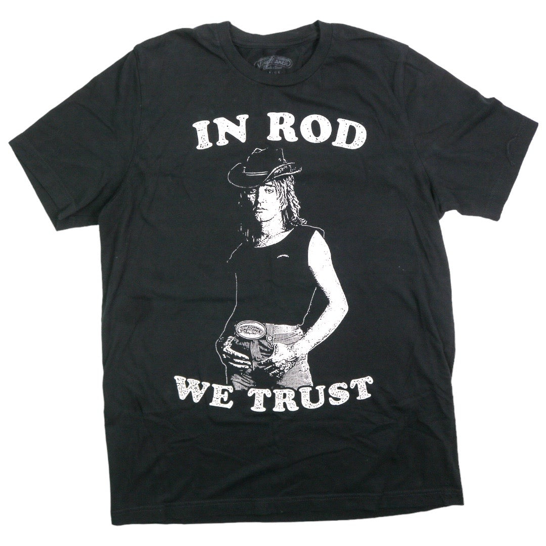 ROD STEWART IN ROD WE TRUST T-SHIRT