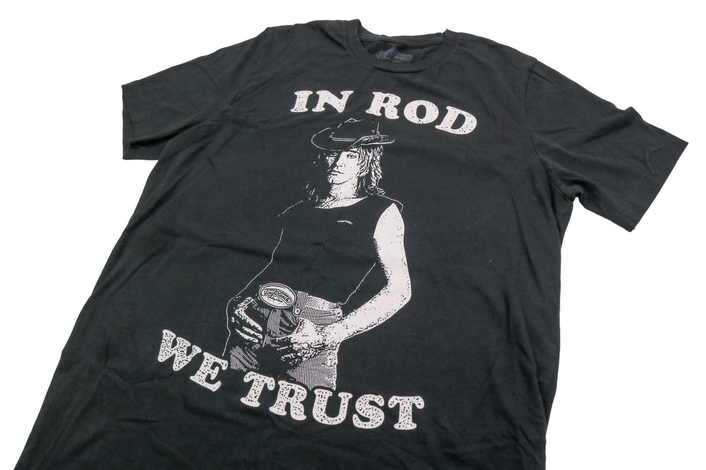 ROD STEWART IN ROD WE TRUST T-SHIRT