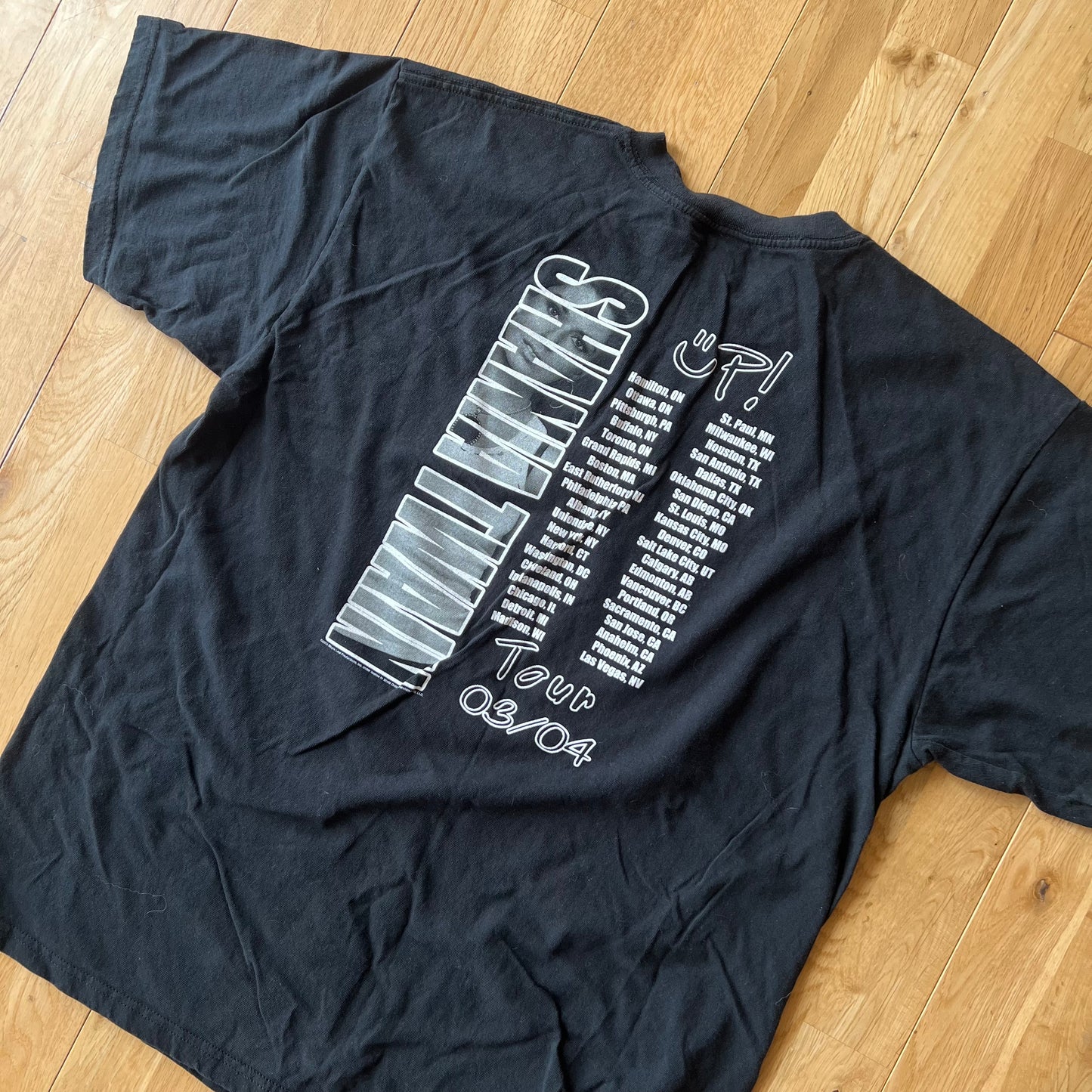 VINTAGE Y2K SHANIA TWAIN UP! TOUR T-SHIRT LARGE