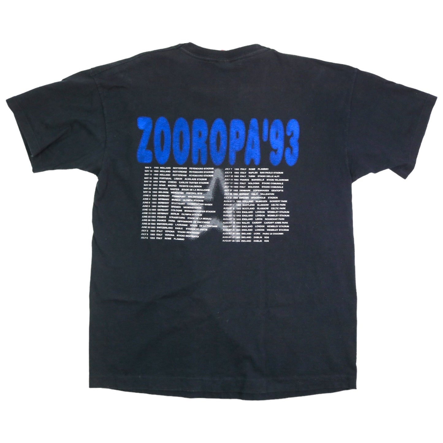 U2 ZOOROPA 1993 ZOO TV TOUR T-SHIRT