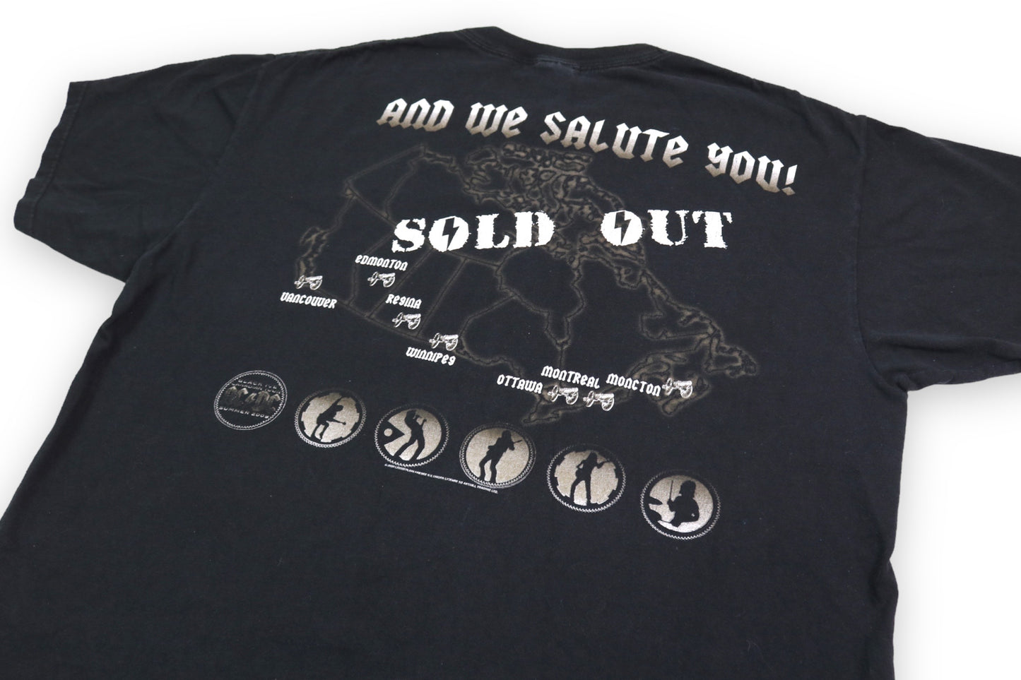 AC/DC BLACK ICE CANADIAN TOUR 2009 T-SHIRT