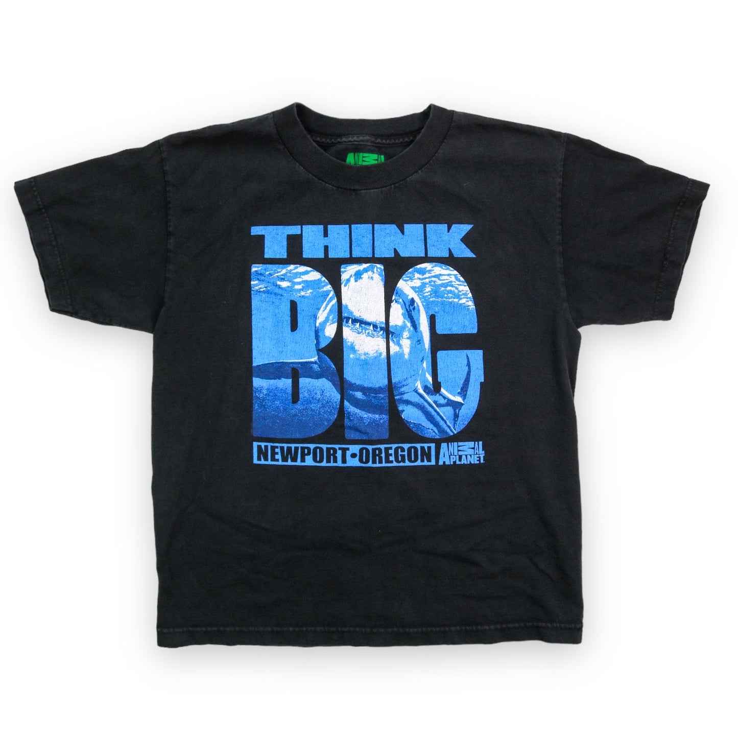 ANIMAL PLANET THINK BIG Newport Oregon T-SHIRT YOUTH LARGE
