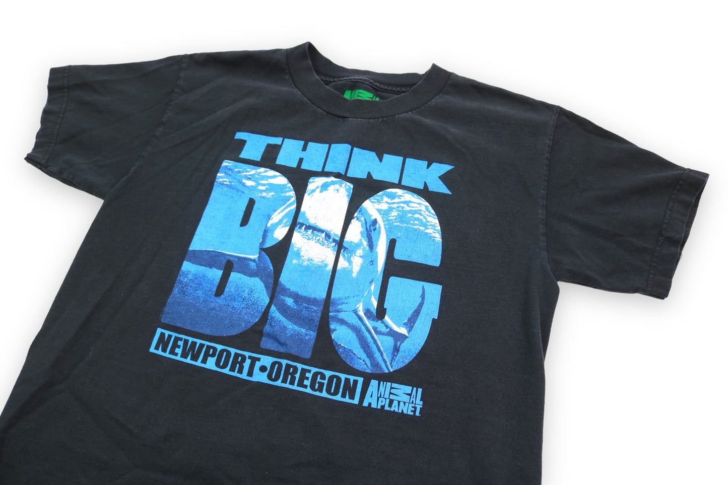 ANIMAL PLANET THINK BIG Newport Oregon T-SHIRT YOUTH LARGE
