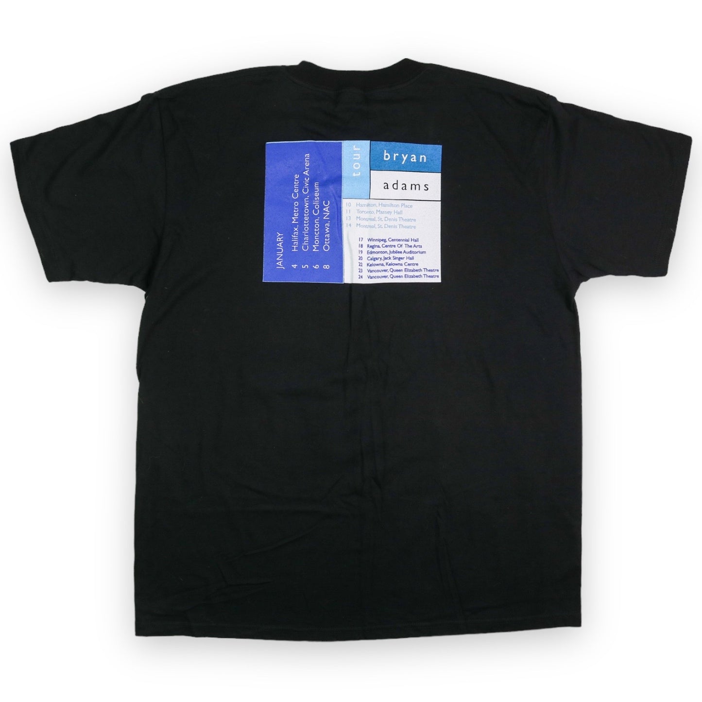 BRYAN ADAMS TOUR T-SHIRT XL