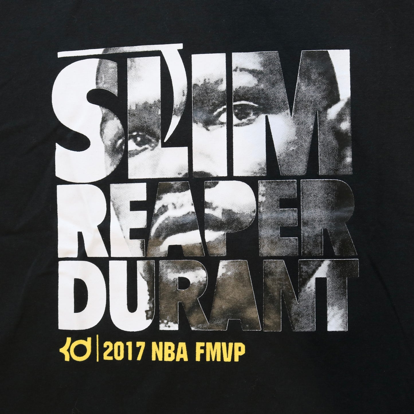 SLIM REAPER DURANT 2017 NBA FMVP T-SHIRT MEDIUM