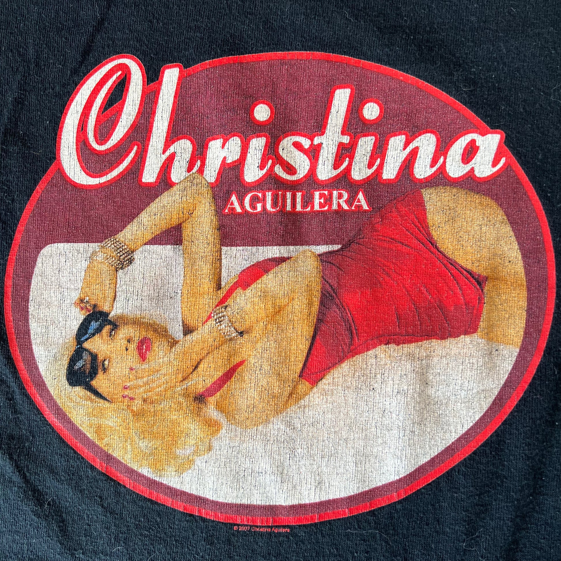 超格安価格 BASICS TO BACK AGUILERA CHRISTINA 2007 LOV – SMALL T-SHIRT TOUR ミュージシャン
