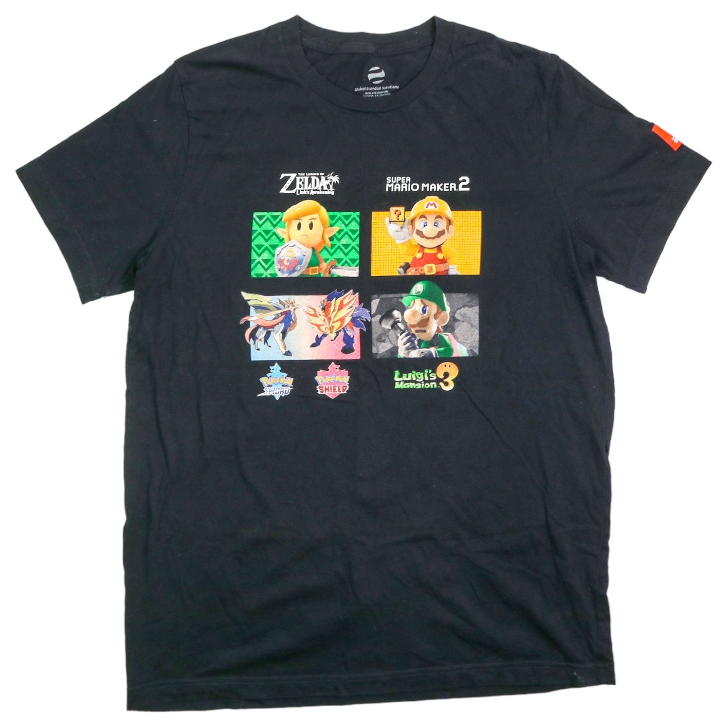 NINTENDO SWITCH ZELDA MARIO LUIGI POKEMON T-SHIRT