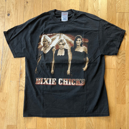 VINTAGE Y2K DIXIE CHICKS TOP OF THE WORLD 2003 T-SHIRT LARGE