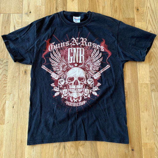 GUNS N ROSES CHINESE DEMOCRACY WORLD TOUR T-SHIRT M