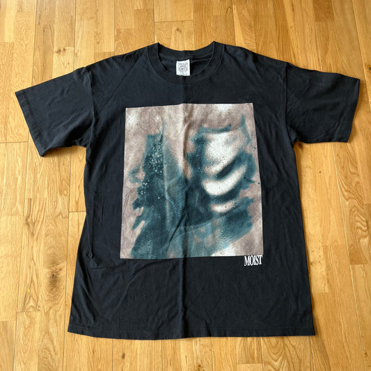 MOIST SILVER T-SHIRT SINGLE STITCH XL