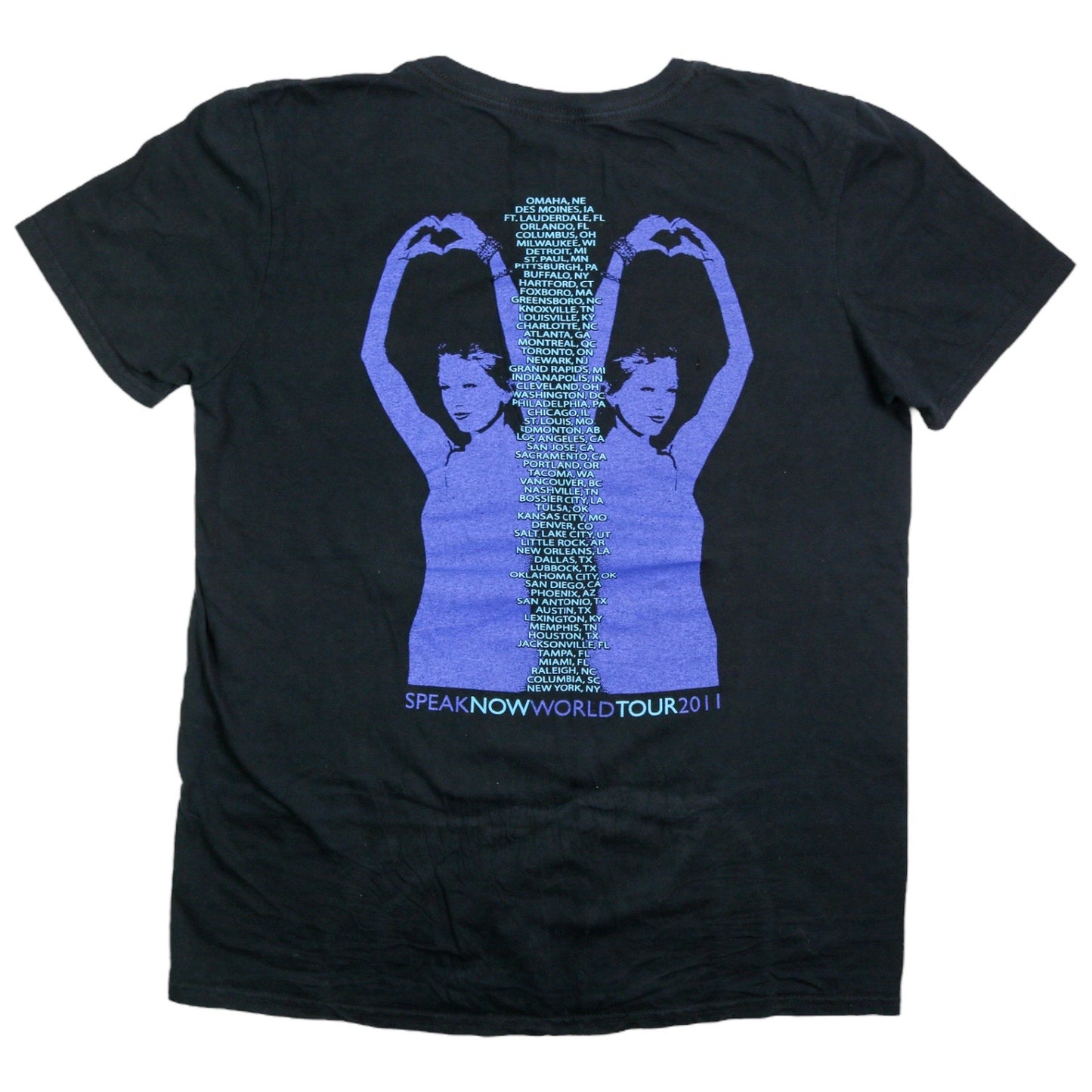 TAYLOR SWIFT SPEAK NOW WORLD TOUR T-SHIRT