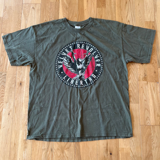 VELVET REVOLVER 2007 LIBERTAD TOUR T-SHIRT XL