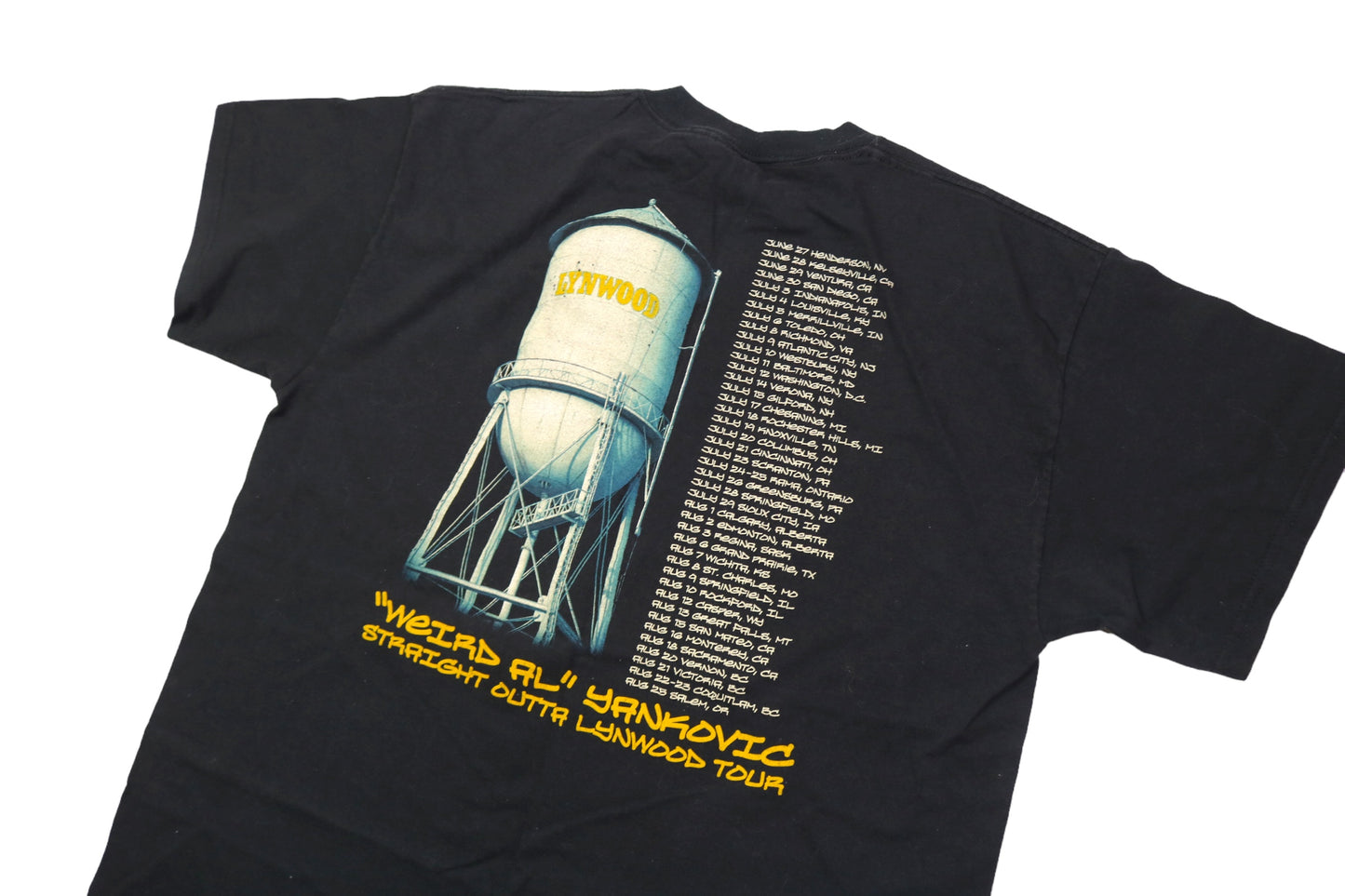 WEIRD AL YANKOVIC STRAIGHT OUTTA LYNWOOD TOUR T-SHIRT